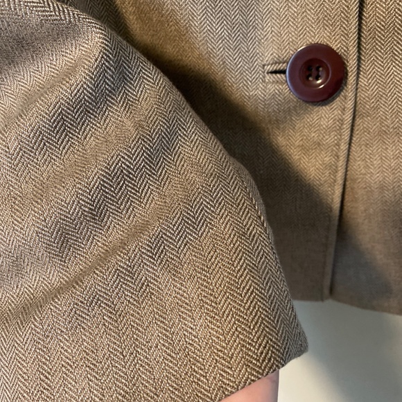 Carlisle blazer Women 10 silk  Wool Career Business Casual Work - Picture 3 of 3